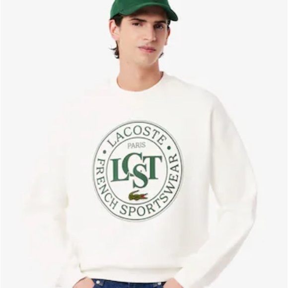 Lacoste LCST French Sportswear Crewneck Sweatshirt (Size M) - Picture 3 of 8